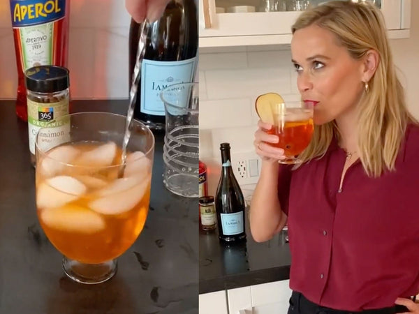 Reese Witherspoon's Fizzy Cider Cocktail