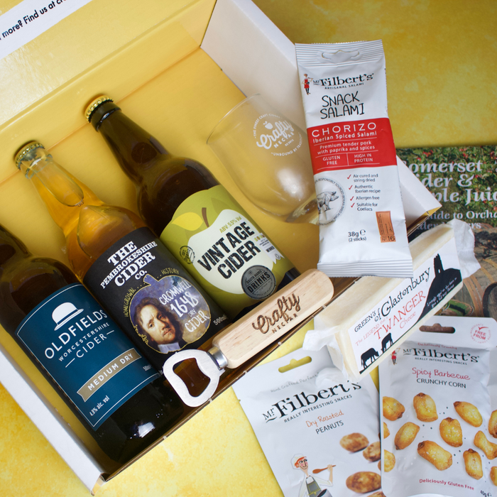 Premium Craft Cider & Goodies Gift Box