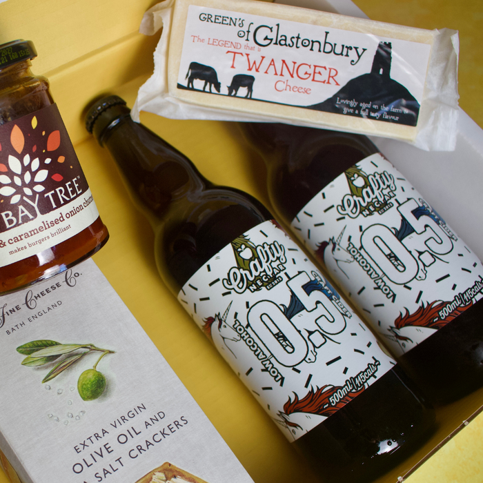 Low Alcohol Cider and Cheese Gift Box