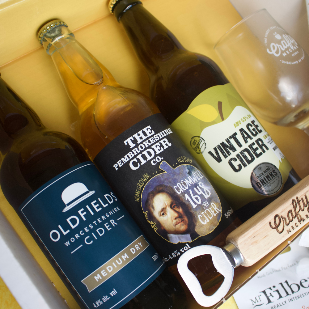 Premium Craft Cider & Goodies Gift Box