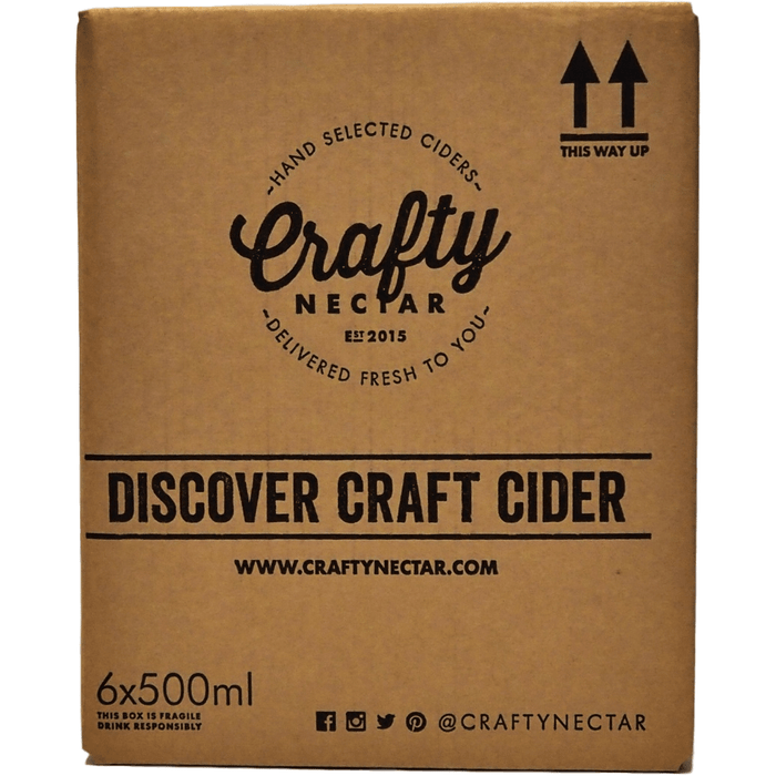 Crafty Nectar  Craft Cider Discovery Box 6 Premium Bottles - 12 Month Subscription