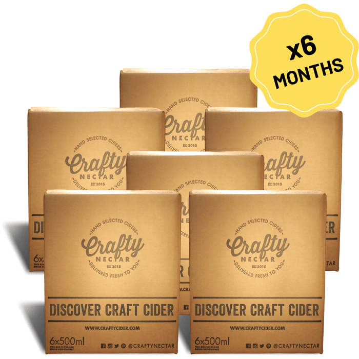 Craft Cider Discovery Box 6 Premium Bottles - 6 Month Subscription